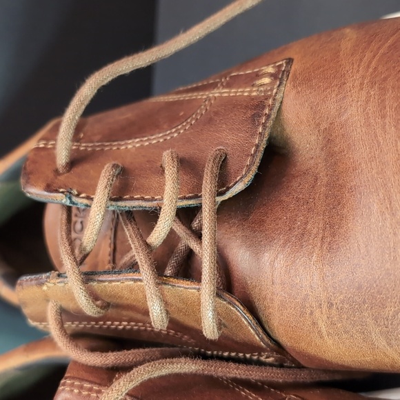Rockport Men's Brown Leather Upper Lace-up Dress Shoes,Size 8.5 US M. - Picture 3 of 13